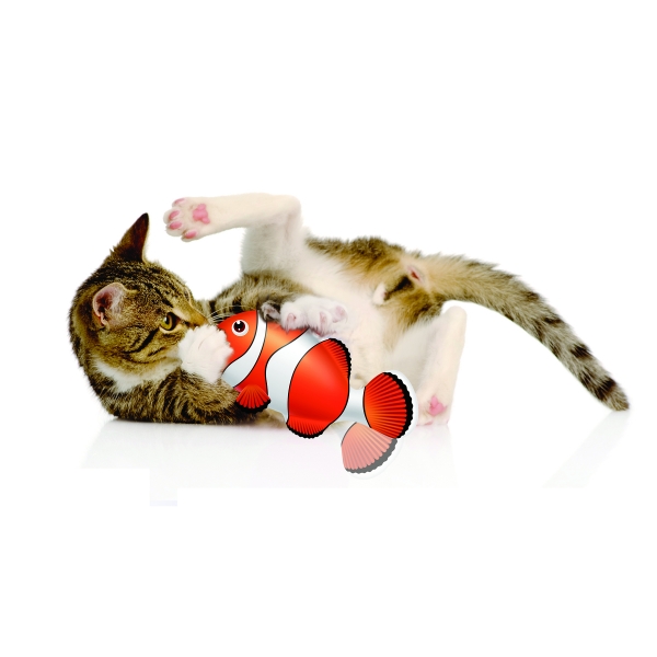zaFish Touch Activated Interactive Flopping Fish | zaKatz | cat toy | Meister Trading